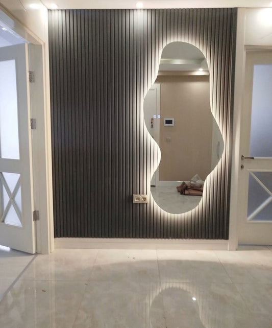Miroir Mural Nuageux LED