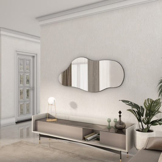 Miroir asymetrique moderne