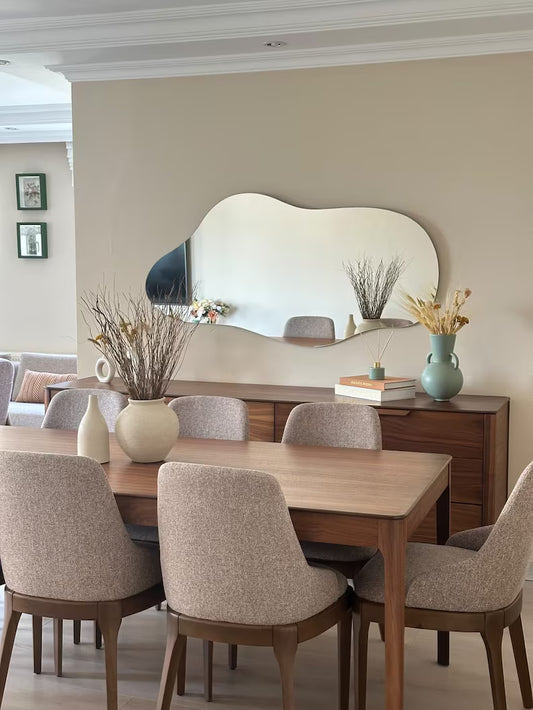 Miroir asymetrique moderne